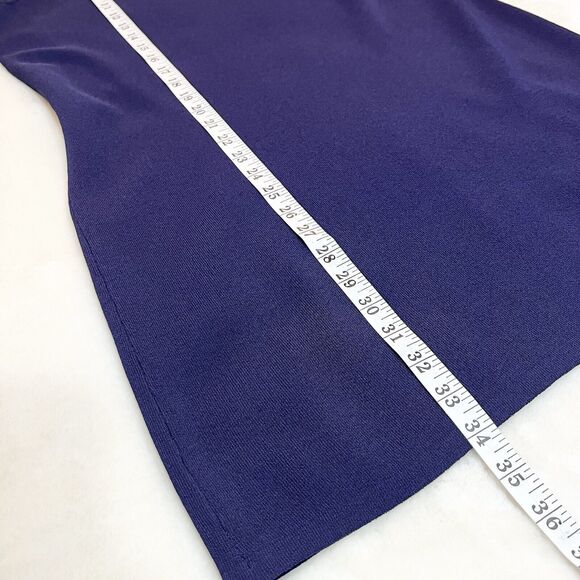 Milly Italian Structured Shift Dress Navy Blue Sz S - Picture 11 of 13